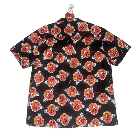 NWT Men’s Born Fly 3XL Casual Button Up Shirt AOP Fun Graphic Hawaiian MSRP $68 - Picture 2 of 6